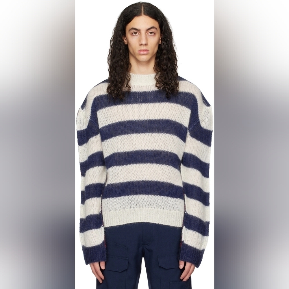 Marni mohair/wool sweater XXS S M L  BNWT with black and white front